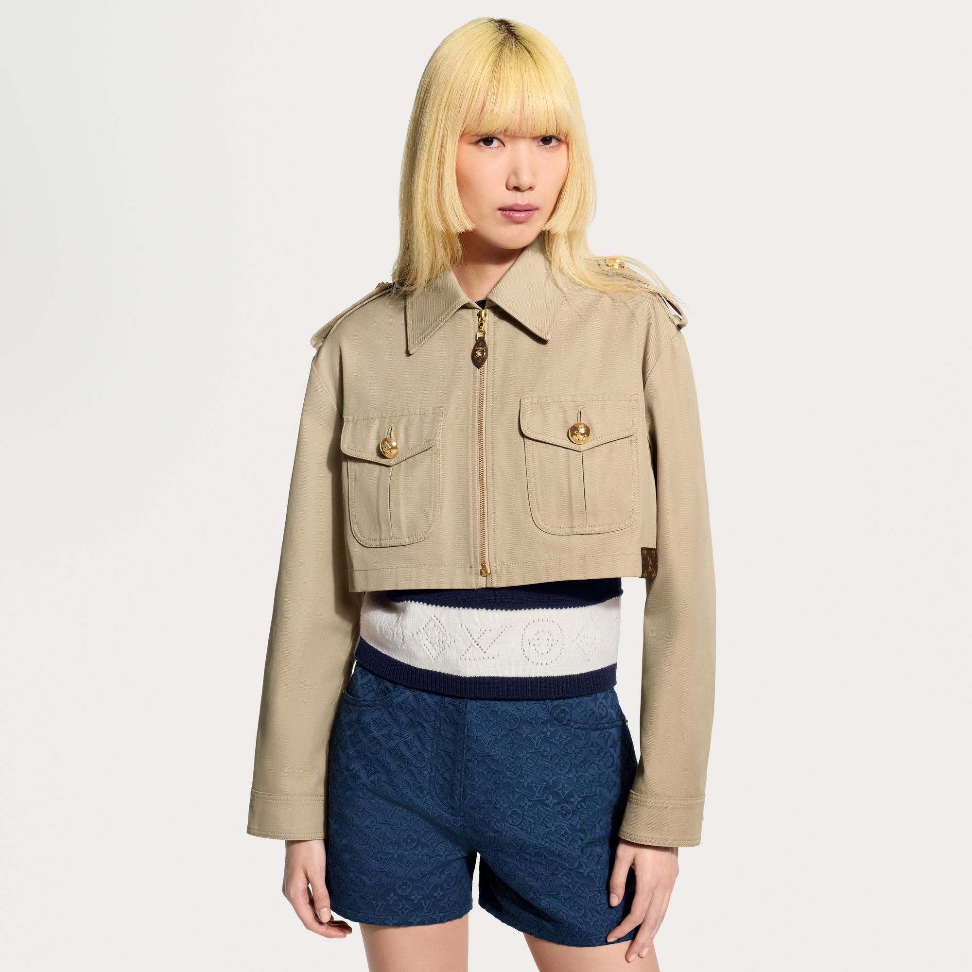 Cropped Epaulette Jacket - Ready-to-Wear | LOUIS VUITTON
